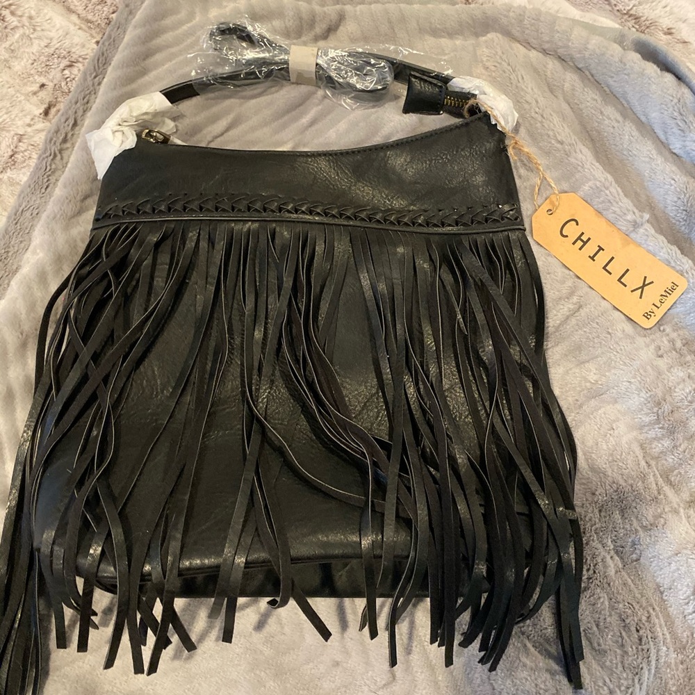 Fringe crossbody